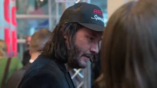 Keanu Reeves visit SwissMoto 2019 in Zurich  Arch Motorcycles with Keanu Reeves Gard Holinger [upl. by Matthiew]