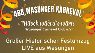 500 Jahre Karneval in Wasungen – Historischer Festumzug 2024 [upl. by Jacquetta]