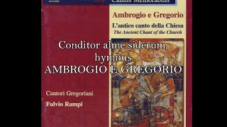 Conditor alme siderum inno Canto gregoriano Tempo di Avvento  Cantori Gregoriani [upl. by Gage207]