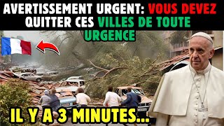 🚨AVERTISSEMENT URGENT VOUS DEVEZ QUITTER CES VILLES DURGENCE ELLES MESSAGE DE LA VIERGE MARIE [upl. by Airyk852]