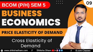 Cross elasticity of demand  Part 9  Business Economics for bcom  By Anand sir [upl. by Huxham]