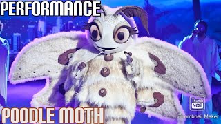 Poodle Moth Performs quotUnwrittenquot From The Hills  Masked Singer  S11 E4 [upl. by Yrellav]