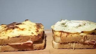 RECETTE DE CROQUE MONSIEUR RAPIDE ET SIMPLE AU FOUR [upl. by Rusticus]