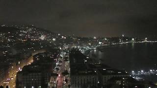 CAPODANNO 2018 a NAPOLI  I botti di mezzanotte da via Orazio [upl. by Maidel360]