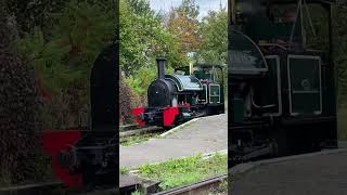 Kerr Stuart tank ‘premier’ moving round its train the Sittingbourne and kemsley light railway￼ [upl. by Oicanata728]