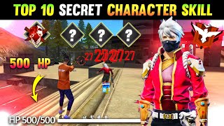 Secret 500 Unlimited HP Character Combination 😱  Best Character Combination  Free Fire [upl. by Enois]