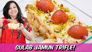 New Amazing Sweet Dish Idea Gulab Jamun Trifle Recipe in Urdu Hindi  RKK [upl. by Allerim428]