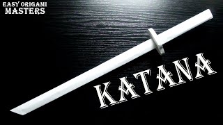 Comment faire un katana en papier [upl. by Llirpa224]