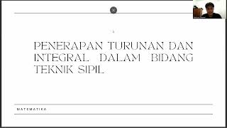 Penerapan Turunan dan Integral Dalam Bidang Teknik Sipil [upl. by Marih]