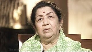 My voice is a gift of nature Lata Mangeshkar Aired September 2008 [upl. by Seiuqram359]