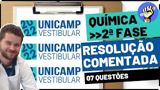 📝Resolução UNICAMP 2022 – 2ªFASE – QUÍMICA [upl. by Evelin]