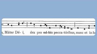 Ave Maria Antiphon Simple tone [upl. by Aivila]