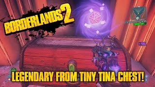 Borderlands 2  Legendary from Tiny Tina Dice Chest [upl. by Aruasor51]