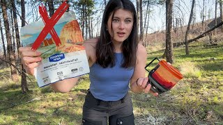 Dehydrated Camping Meal Recipes for Hiking  How to make Backpackers Pad Thai [upl. by Edy]