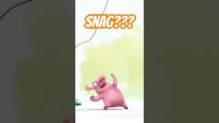 Ormie the Pig Fishing for Cookies animation shorts comedy lol cartoon [upl. by Cowan]