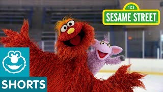 Sesame Street Ice Skating School  Murray Had a Little Lamb [upl. by Dempstor86]