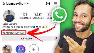 COMO COLOCAR LINK DO WHATSAPP NO INSTAGRAM [upl. by Quar428]