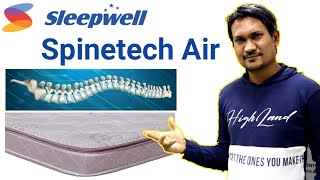 Sleepwell Spinetech Air Mattress Back support Ortho Mattress  Detailed information  2021 [upl. by Aihsyn]