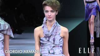 GIORGIO ARMANI SS 2014 collection [upl. by Eirol]