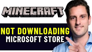 HOW TO FIX MINECRAFT LAUNCHER NOT DOWNLOADING MICROSOFT STORE 2024 EASY FIX [upl. by Nosde766]