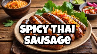 The Most Flavorful Sausage Youve Never Tried Sai Oua ไส้อั่ว [upl. by Augie]