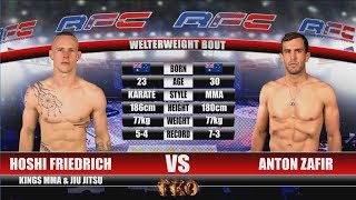 AFC 20  Hoshi Friedrich Vs Anton Zafir [upl. by Vincent681]