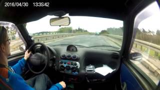 Fiat Seicento 14 16V onboard [upl. by Eniger]