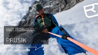 Prusik knots Guide – friction hitch knots for crevasse rescues – Tutorial 618  LAB ICE [upl. by Nysa]