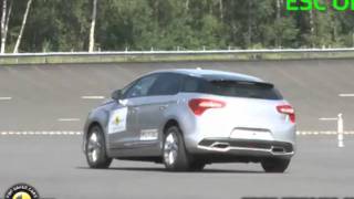 2012 Citroën DS5  ESC TEST [upl. by Leaw]