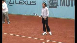 Su Wei Hsieh Madrid 2010 practice [upl. by Emelia]