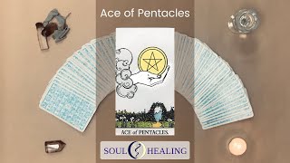 Ace of Pentacles Tarot card meaning [upl. by Nolyag]