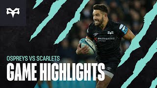 Match Day Highlights  Ospreys vs Scarlets 26 December 2022 [upl. by Ab]