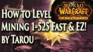 Cata Mining Guide 1525 Leveling Fast amp Easy How to Level Mining 1525 [upl. by Ameg]