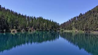 Pristine Coopers Lake  near Ovando Montana MT [upl. by Leisha]