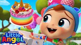 Baby John and the Flying Cake  Baby John’s Playtime Songs amp Nursery Rhymes littleangel [upl. by Risteau]