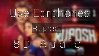 Ruposh OST Full Song  Haroon Kadwani  Kinza Hashmi  8D Audio  Use Earphones  AR Studio [upl. by Noxas603]