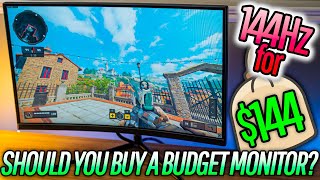 Should You Buy A Budget Monitor  Monoprice ZeroG Gaming Monitor Review [upl. by Anayek730]