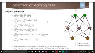 lec 6 12 Neural Network BackPropagation Algorithm in Arabic شرح عربي [upl. by Danuloff]