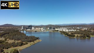 Lake Ginninderra Belconnen Drone Footage  Drone Video 4K [upl. by Ozne]