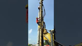 Micropile machine di Jambatan Petron [upl. by Gordy]