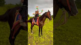 Cute Baby and Horse 🐎  horse horses ghoda cutebaby ytshorts viral trending [upl. by Behka730]