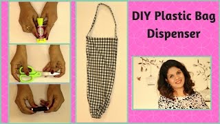 DIY Plastic Bags Dispenser From Old Pant  Polybag Organizer [upl. by Ert316]