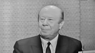 Whats My Line  Bert Lahr Congressman Lindsay panel Feb 23 1964 W COMMERCIALS [upl. by Ylrebmic]