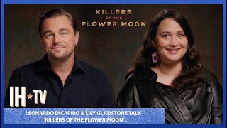 Leonardo DiCaprio amp Lily Gladstone Interview  Killers of the Flower Moon 2023 [upl. by Airbmac]