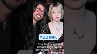 Violet Grohl Disables Instagram Following Dave Grohl’s Secret Baby Revelation [upl. by Uoliram]