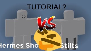 Roblox Evade hermes shoes vs stilts [upl. by Ogren]