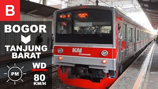 Speed Increase from 70 to 80 kmh  KRL Bogor Line Ride to Tanjung Barat [upl. by Sudhir104]