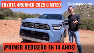 2025 Toyota 4Runner Limited Primer vistazo y características de la sexta generación [upl. by Yttiy]