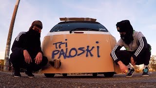 Tripaloski Videoclip  Tri Poloski Three Stripes car  Tunning Hard Bass [upl. by Nirroc]