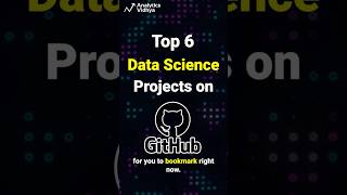 Top 6 Data Science GitHub Projects  MUST BOOKMARK 🔥 [upl. by Creighton]